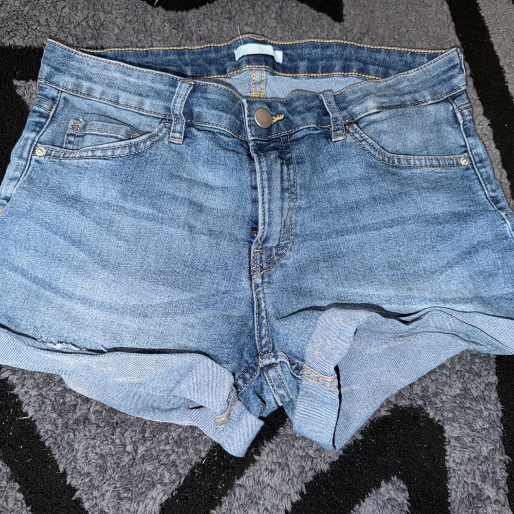 H&M Blue Denim Women Shorts